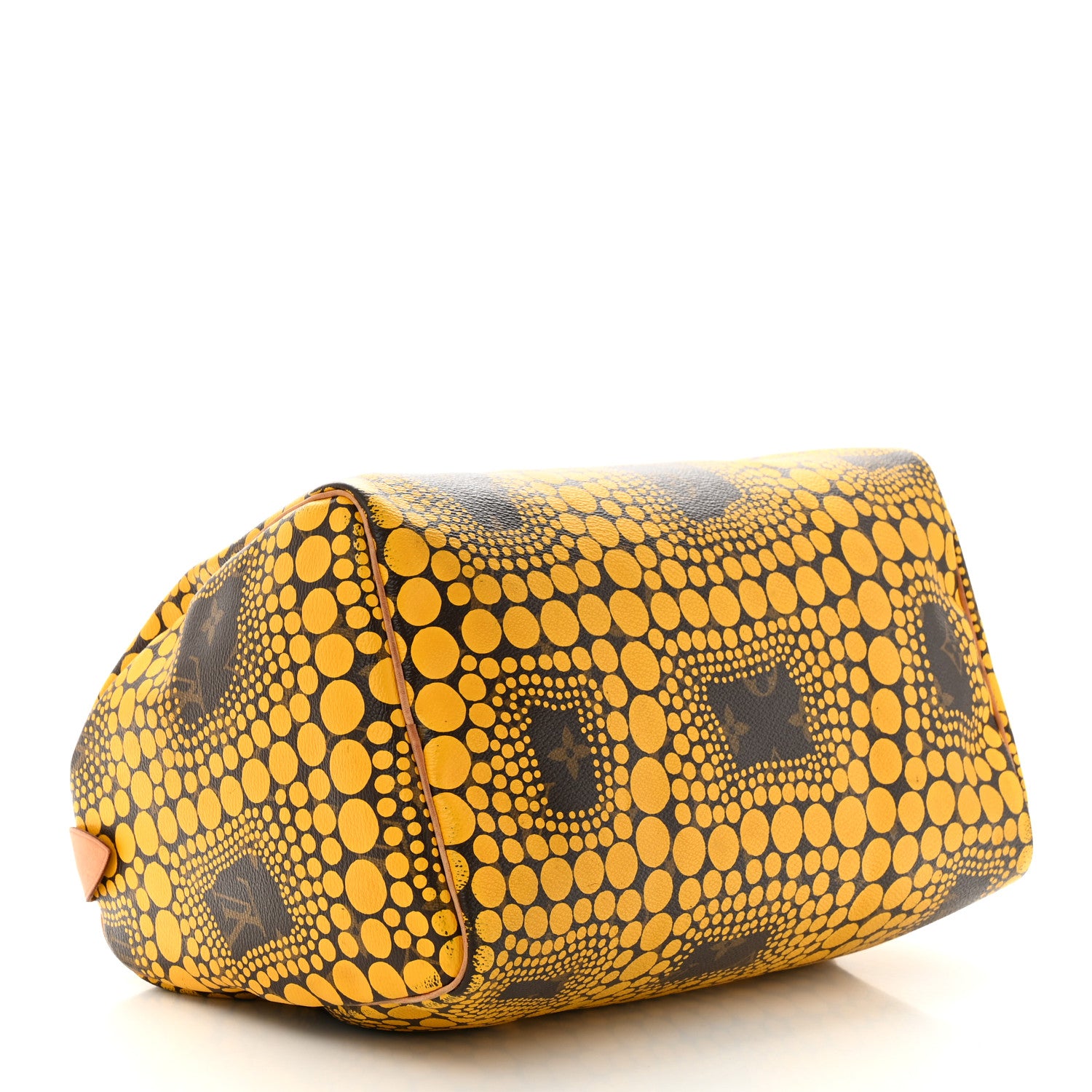 Louis Vuitton Monogram Kusama Town Speedy 30 Yellow 4 of 14