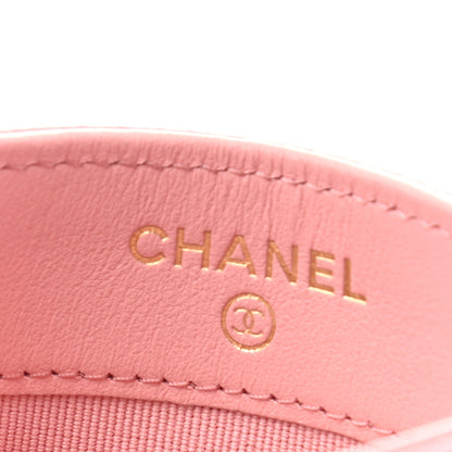 Chanel Caviar Quilted Card Holder Pink 6 of 8