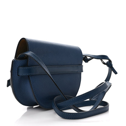 Loewe Grained Calfskin Mini Gate Crossbody Bag Steel Blue 3 of 8
