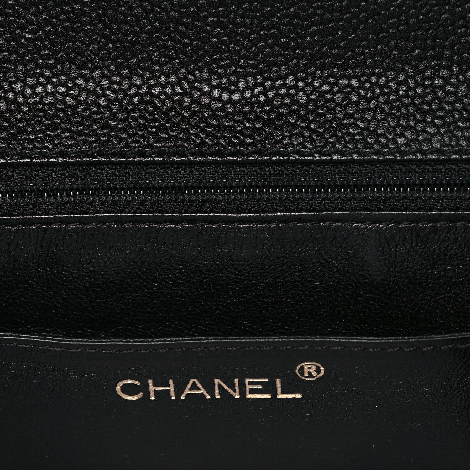 Chanel Caviar Quilted Jumbo Kelly Flap Black 6 of 10