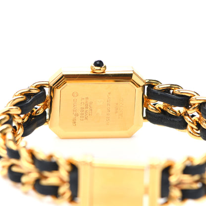 Chanel Stainless Steel Lambskin 20mm Chain Premiere Quartz Watch Gold L 4 of 4