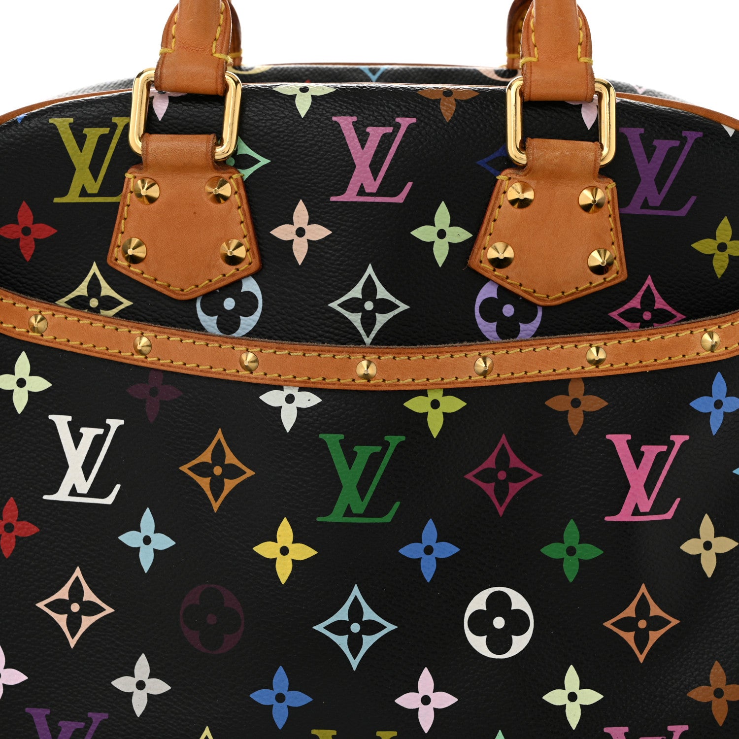 Louis Vuitton Monogram Multicolor Trouville Black 7 of 9