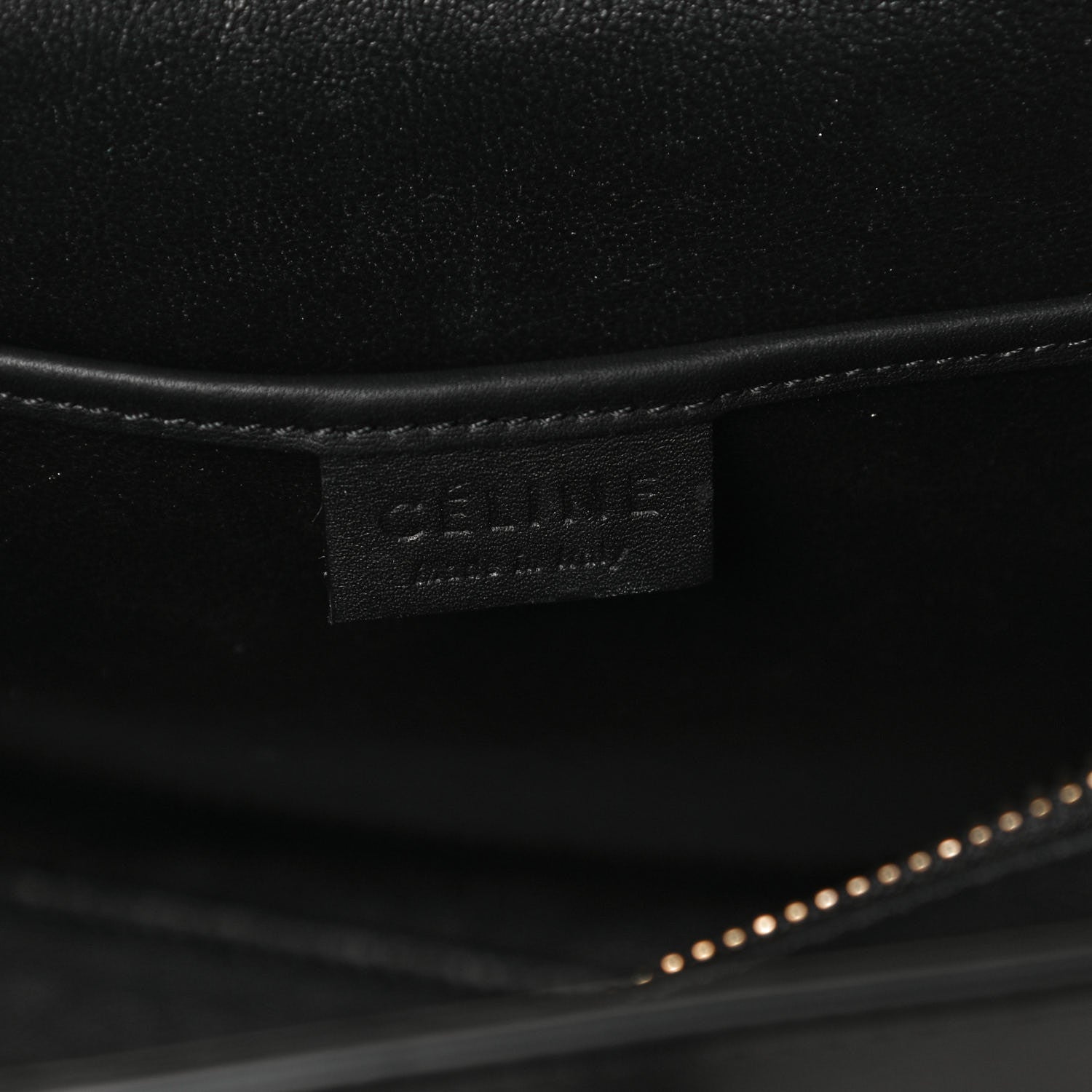 Celine Smooth Calfskin Nano Luggage Black 5 of 11