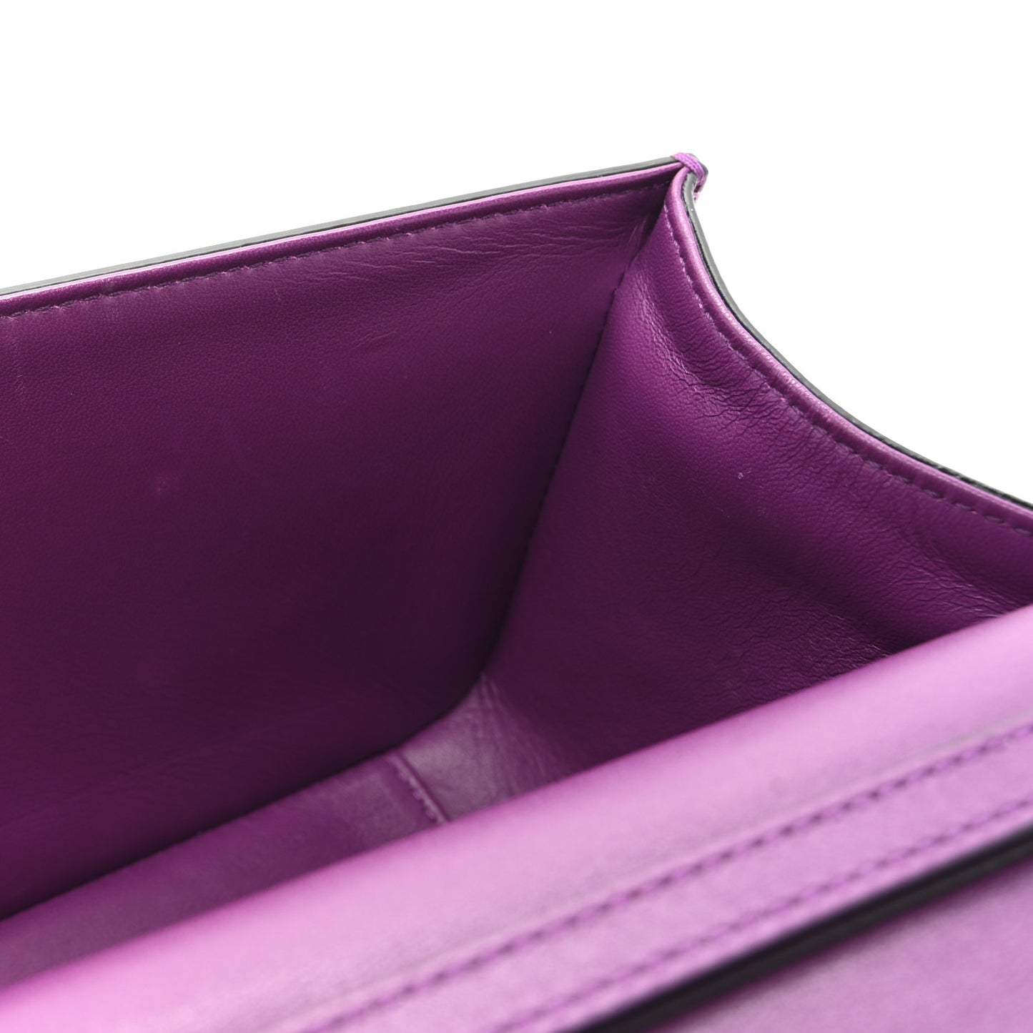 Calfskin Vlogo Loco Shoulder Bag Prune