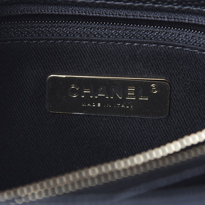 Chanel Grained Calfskin Small Stitched Flap Black 5 of 10