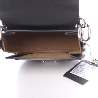MCM Calfskin Mini Patricia Studded Crossbody Bag Black 5 of 10