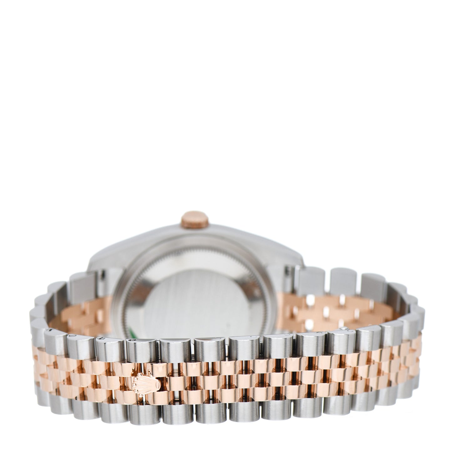 Stainless Steel 18K Everose Gold Diamond 36mm Oyster Perpetual Datejust Watch Chocolate Flowers 116231
