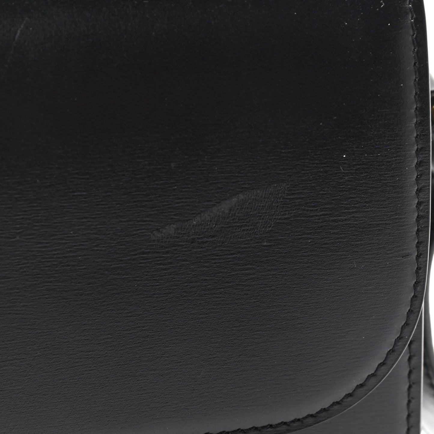 Shiny Calfskin Large Triomphe Black