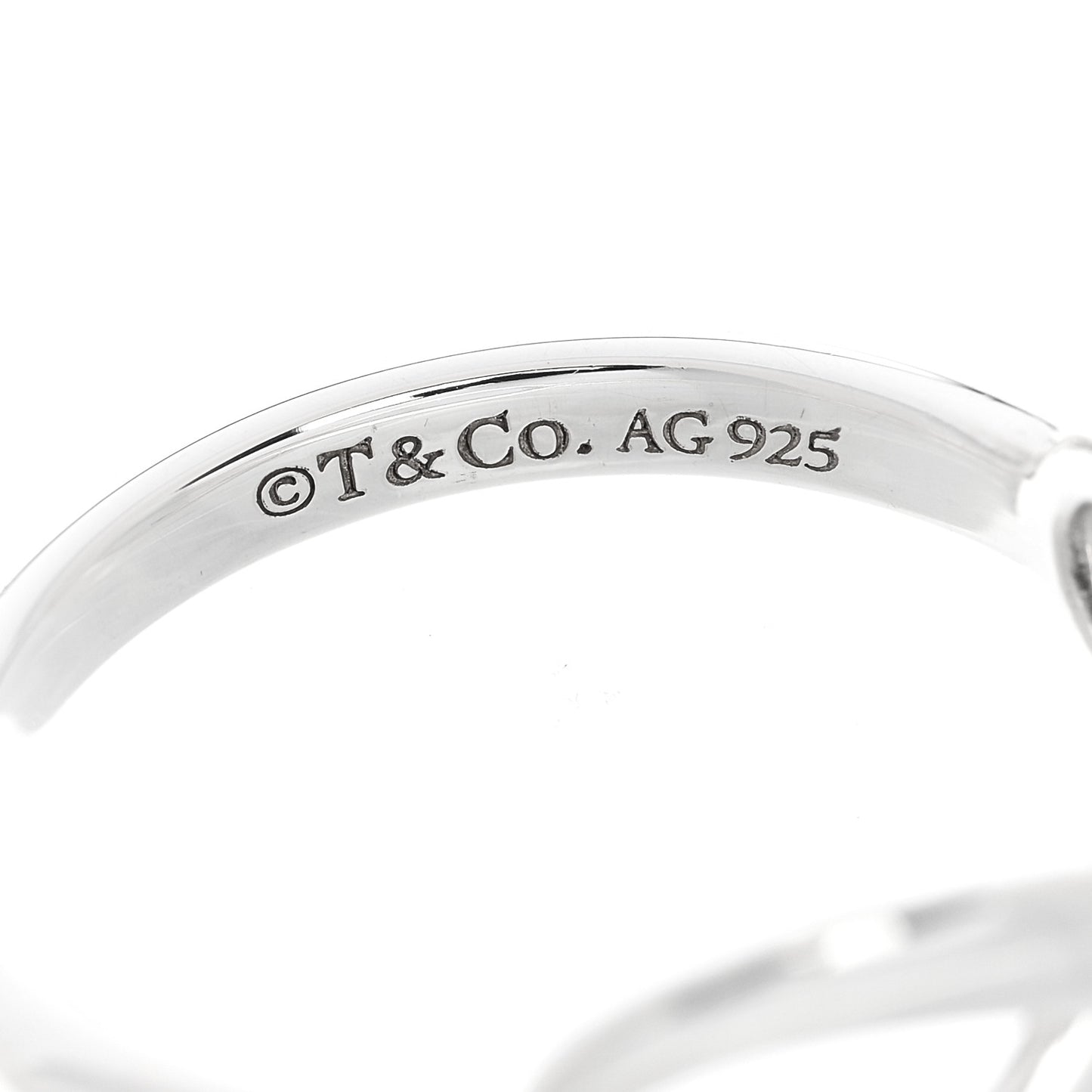 Sterling Silver Infinity Ring 49 5