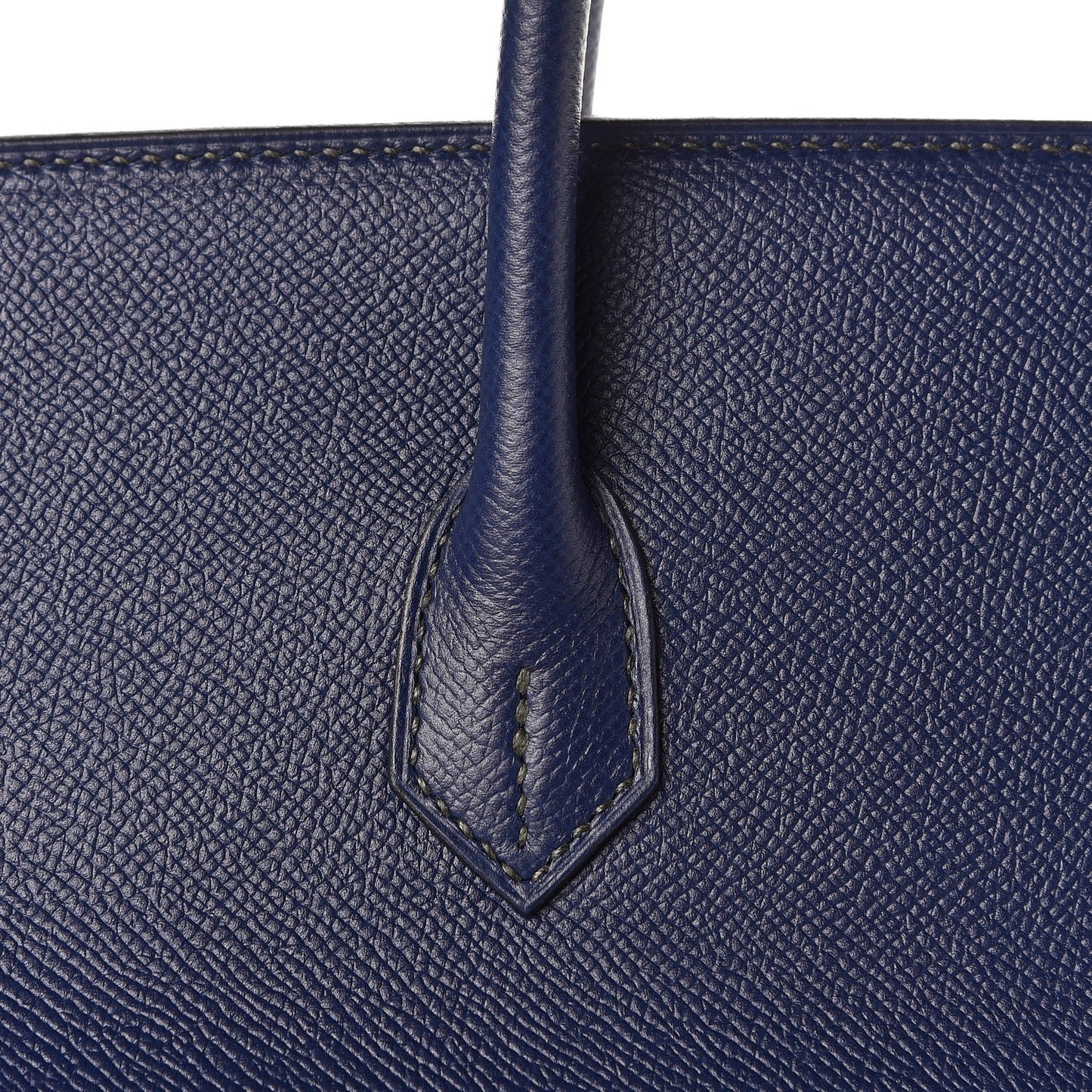 Epsom Horseshoe Birkin 40 Bleu Saphir Malachite