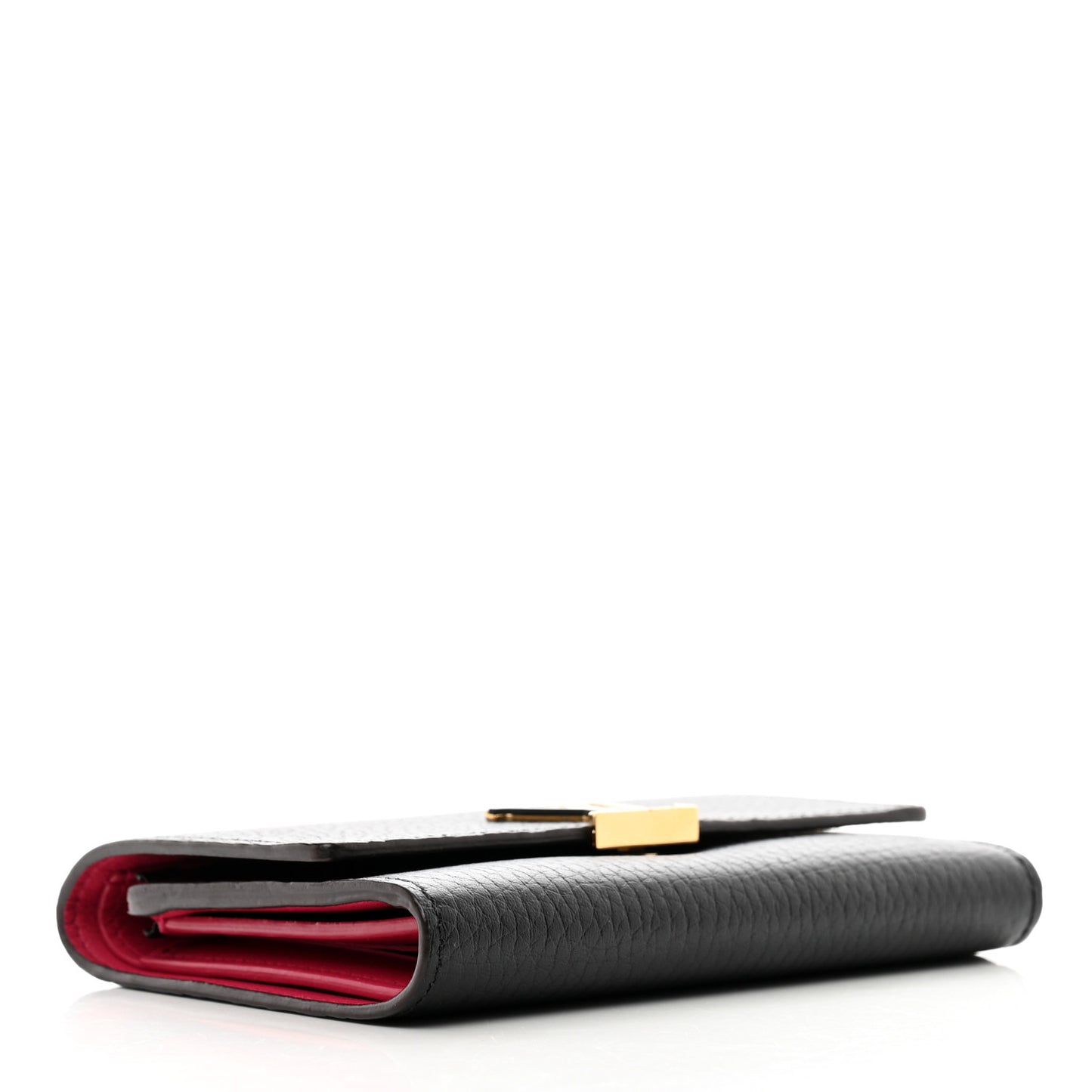 Taurillon Capucines Compact Wallet Black