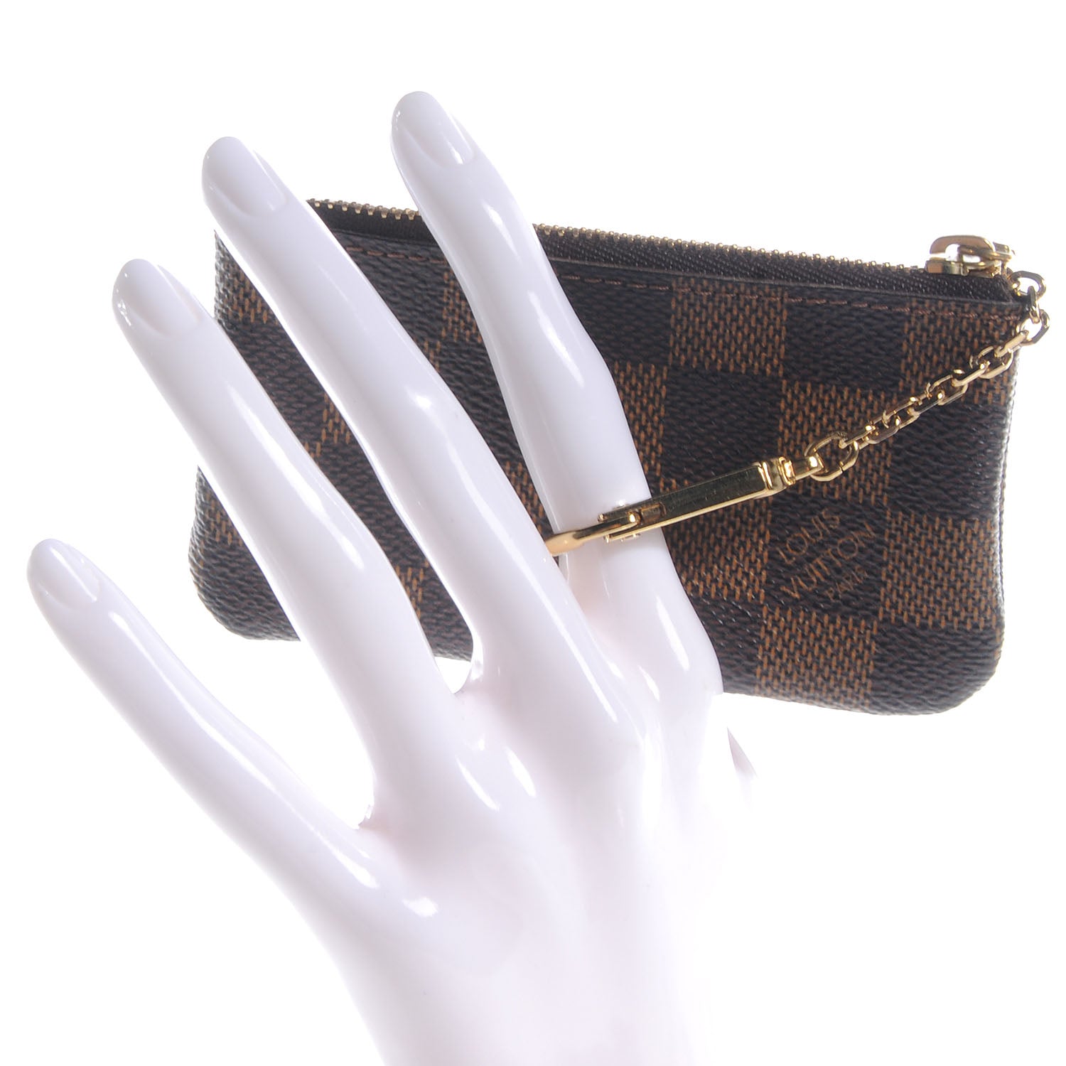 Louis Vuitton Damier Ebene Key Pouch 2 of 7