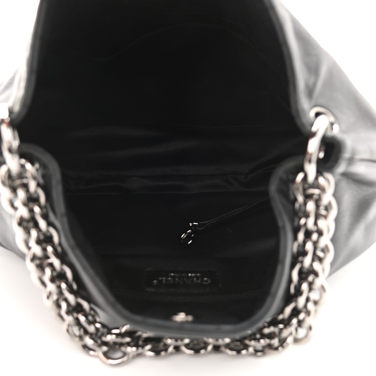 Chanel Lambskin Soft and Chain Small Hobo Black 4 of 10