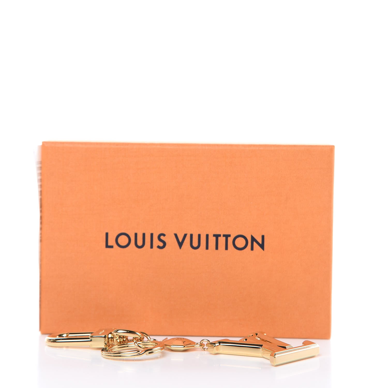 Louis Vuitton LV Facettes Bag Charm Key Holder Gold 3 of 3