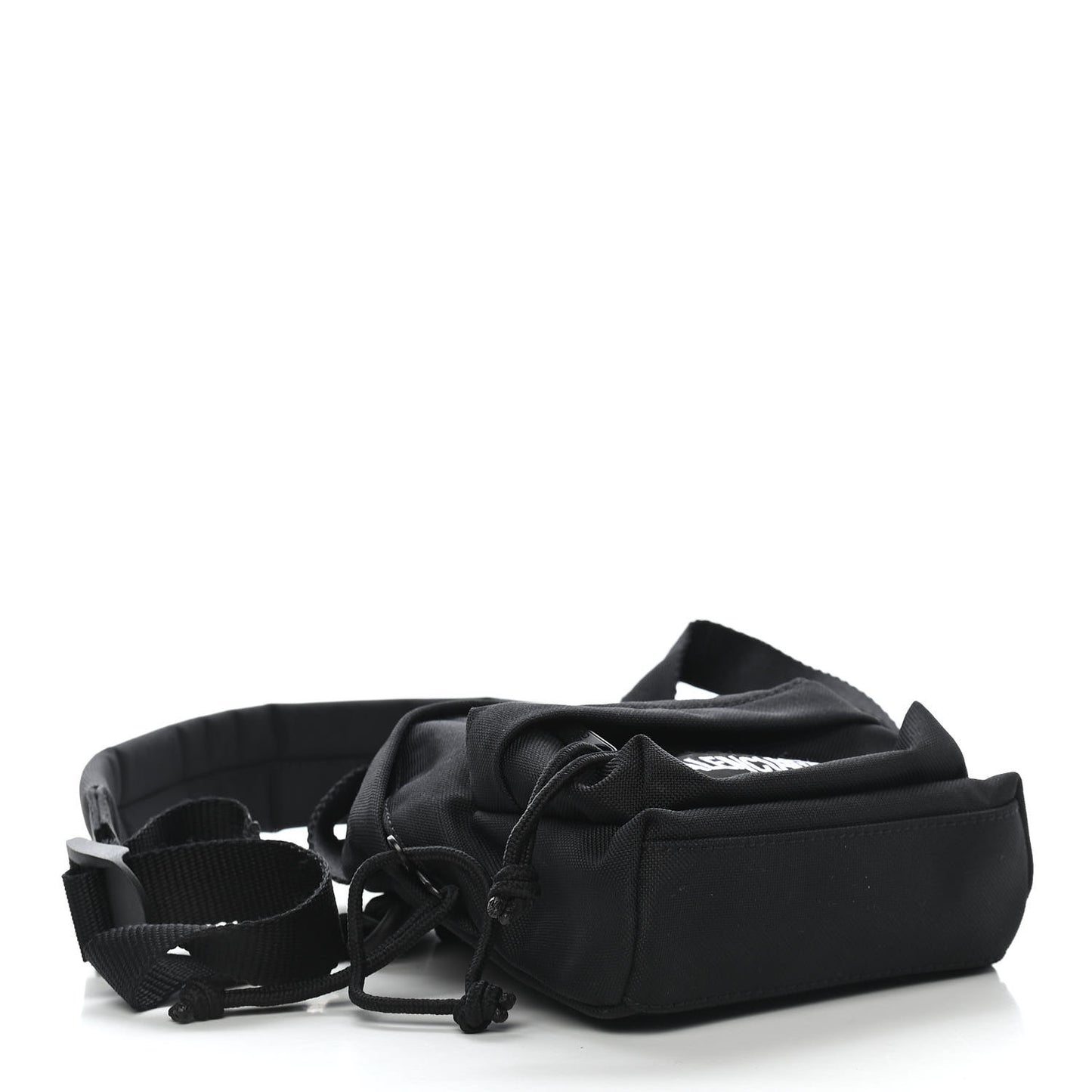 Recycled Casual Nylon Mini Oversized Backpack Black
