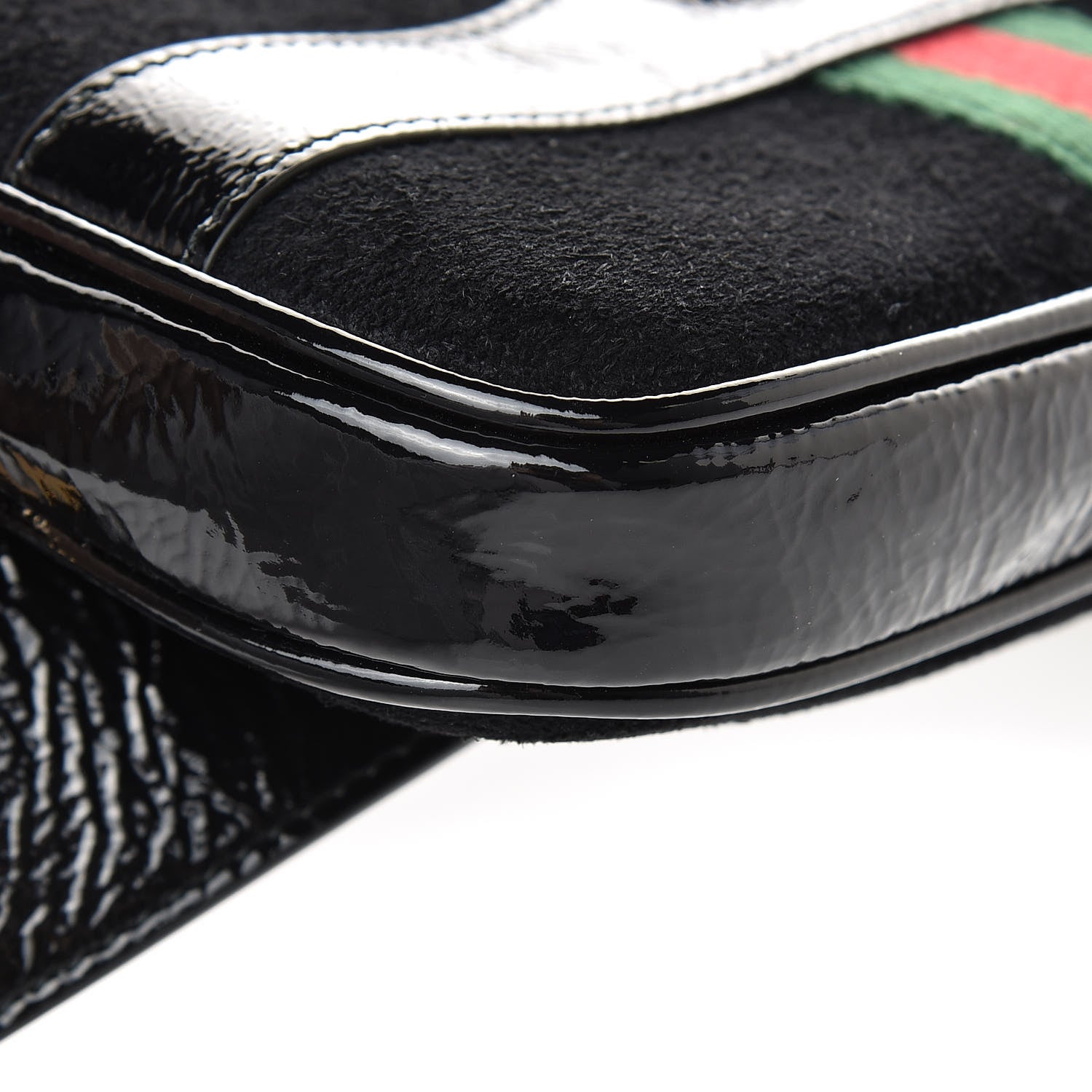 Gucci Suede Patent Ophidia Belted iPhone Case 75 30 Black 9 of 11