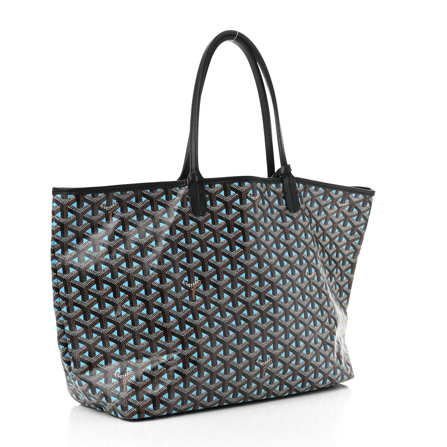 Goyard Goyardine Saint Louis Claire Voie PM Black Blue 4 of 13