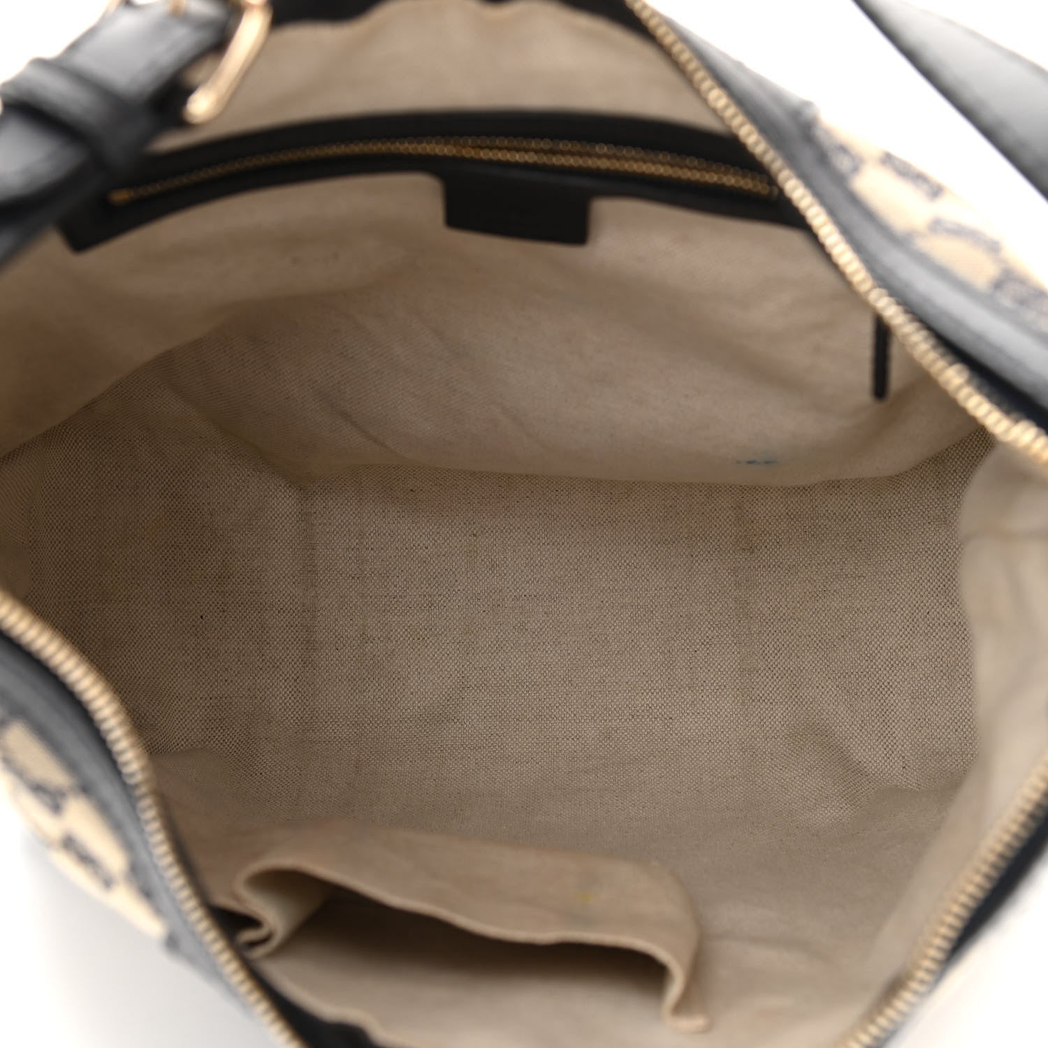 Gucci Monogram Vintage Web Medium Hobo Navy 5 of 21