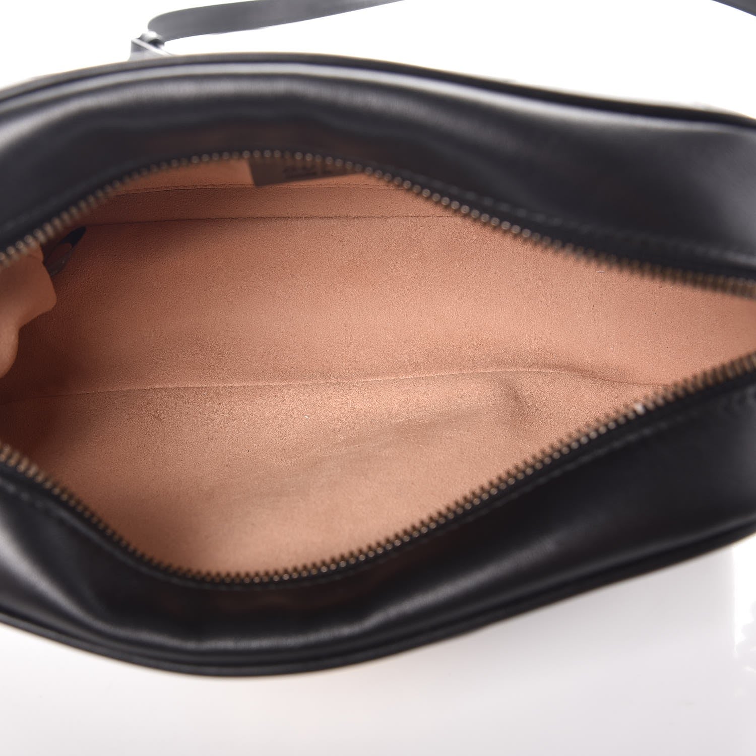Gucci Calfskin Matelasse Small GG Marmont Chain Shoulder Bag Black 5 of 7