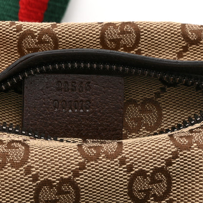 Gucci Monogram Web Belt Bag Dark Brown 7 of 10