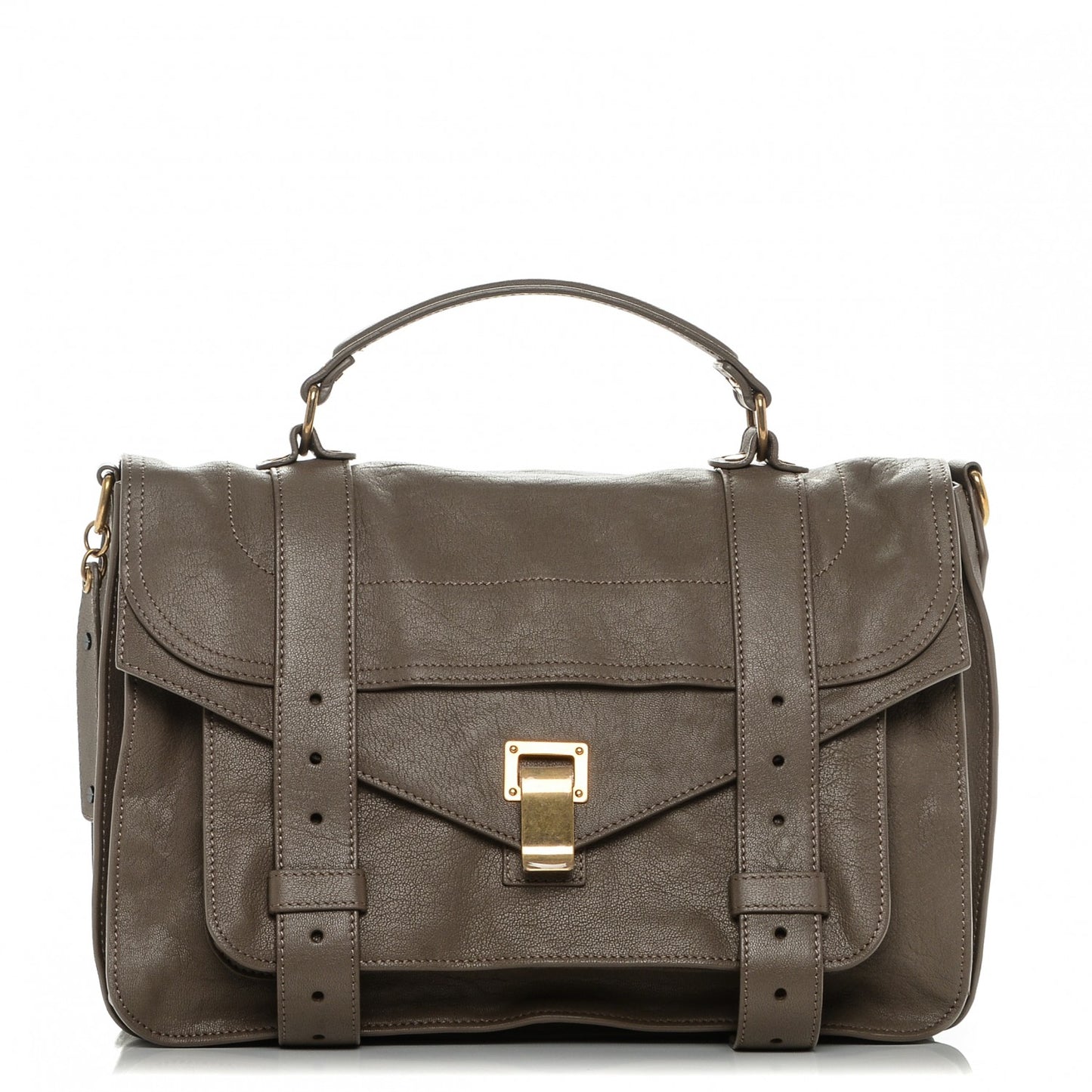 Lambskin Medium PS1 Satchel Smoke