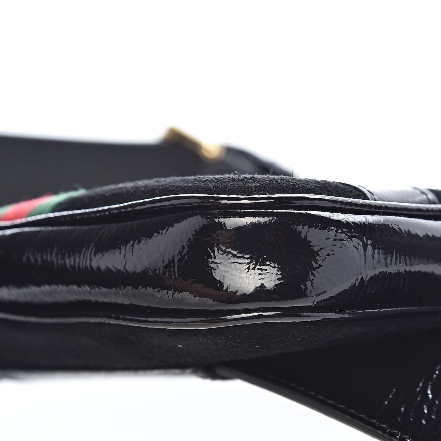 Suede Patent Ophidia Belted iPhone Case 105 42 Black