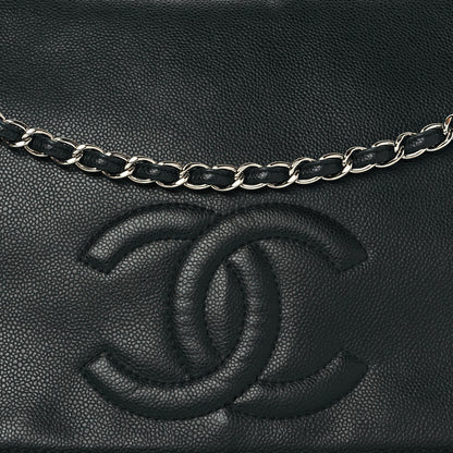 Chanel Caviar Timeless CC Accordion Flap Black 8 of 10
