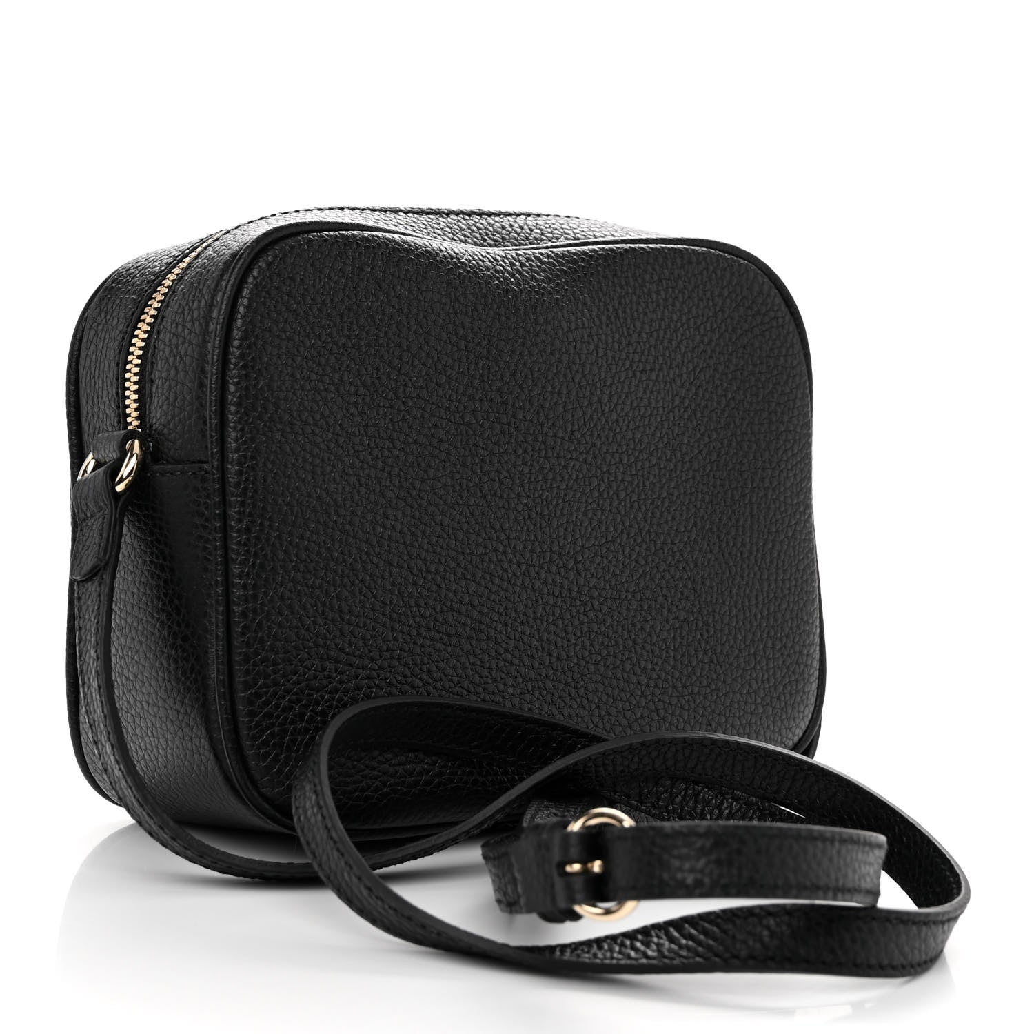 Gucci Pebbled Calfskin Small Soho Disco Bag Black 3 of 12