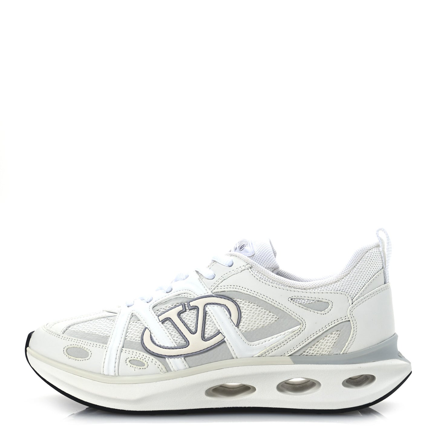 Calfskin EasyJog Sneakers 37 White