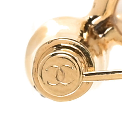 Chanel Pearl CC Brooch Gold 3 of 5