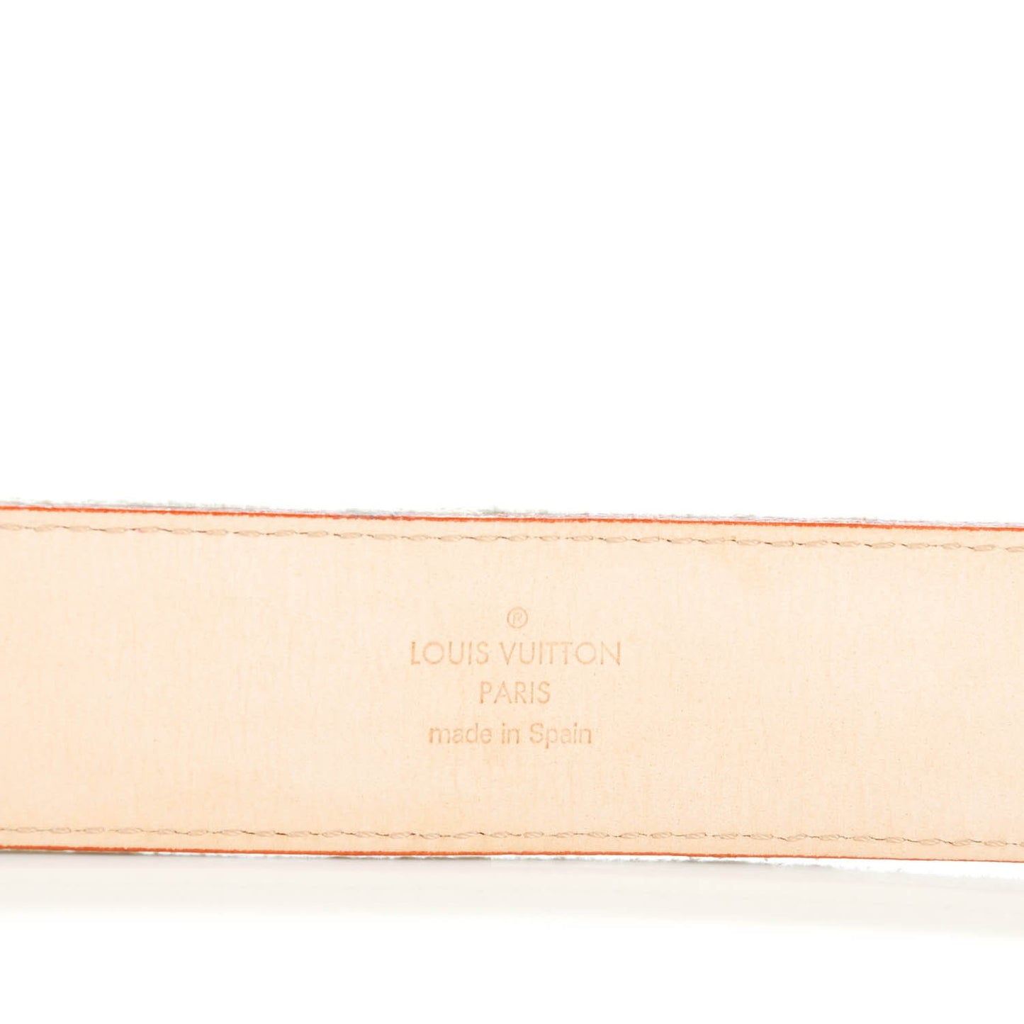 Denim Monogram Belt 90 36 Blue