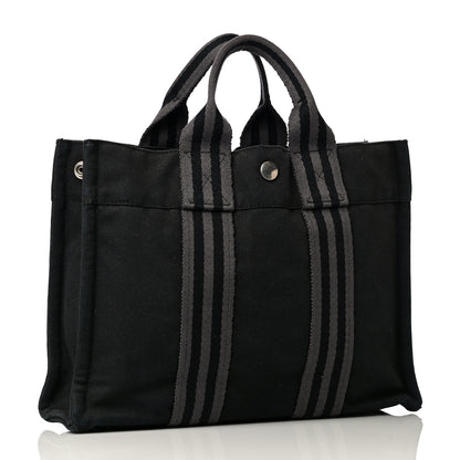 Hermes Canvas Tout Fourre PM Black 3 of 8