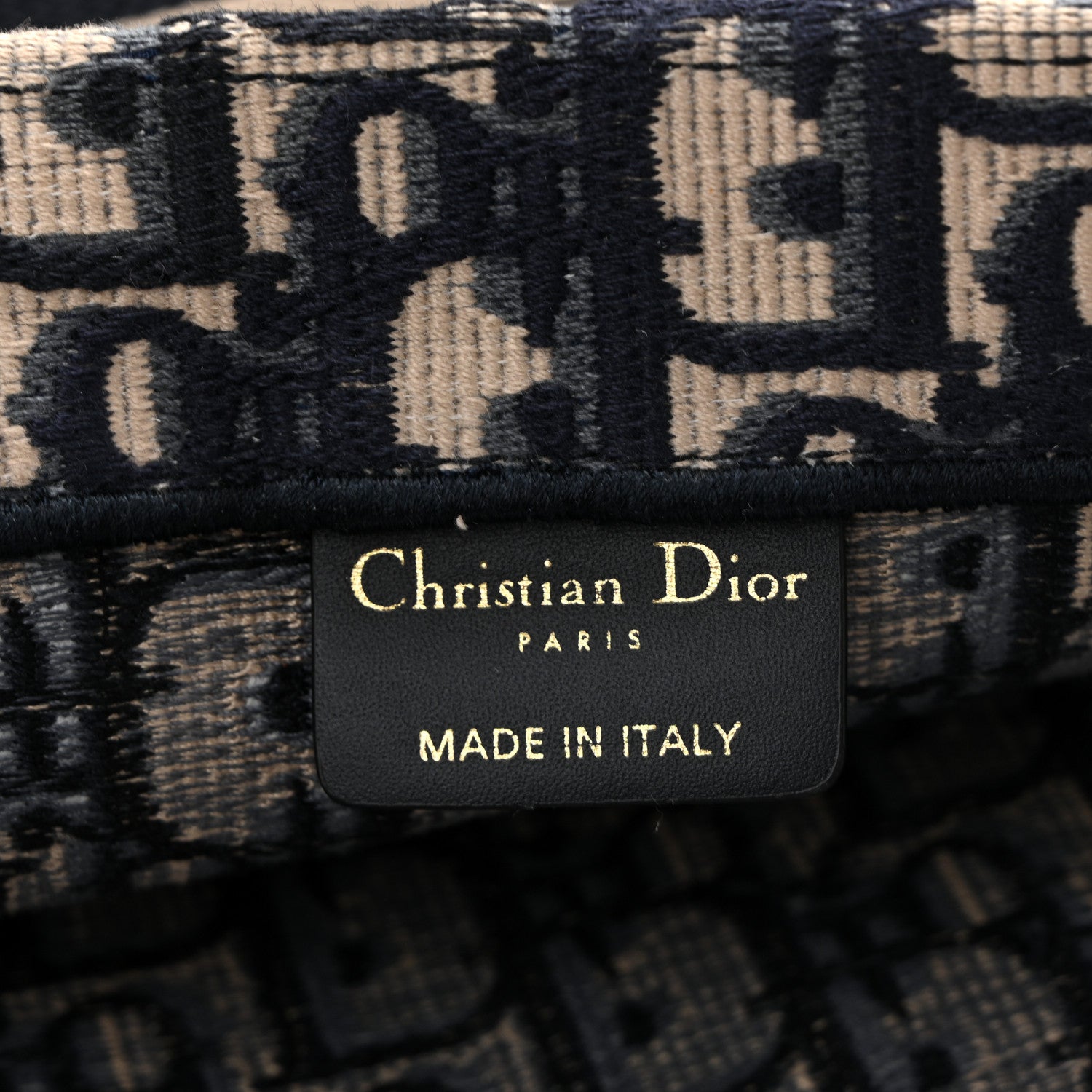 Christian Dior Oblique Large Book Tote Blue Multicolor 6 of 11