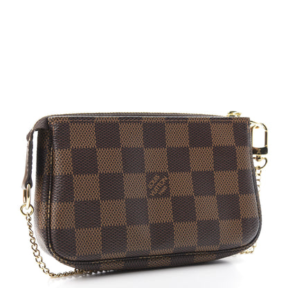 Louis Vuitton Damier Ebene Mini Pochette Accessories 3 of 8
