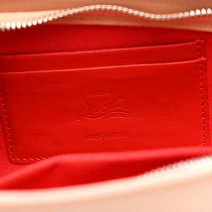 Christian Louboutin Patent Loubi Twist Zip Clutch Bag Nude 6 of 8