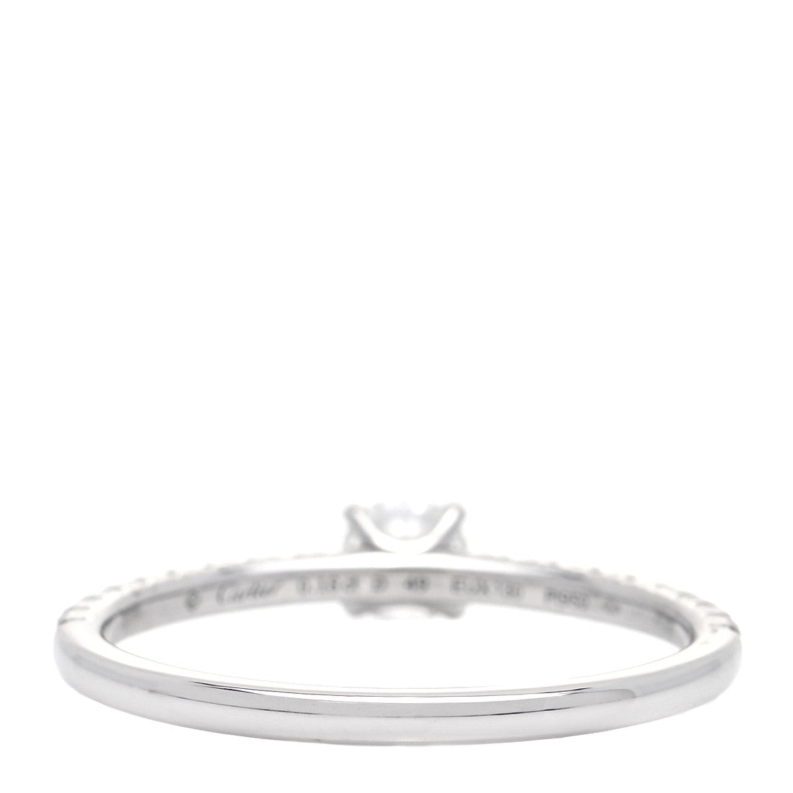 Cartier Platinum Diamond .18ct Etincelle De Cartier Solitaire Engagement Ring 49 4.75 3 of 6
