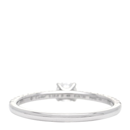 Cartier Platinum Diamond .18ct Etincelle De Cartier Solitaire Engagement Ring 49 4.75 3 of 6