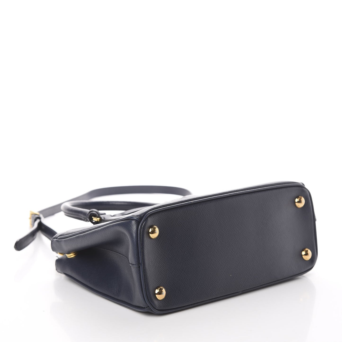 Saffiano Mini Galleria Double Zip Tote Baltico