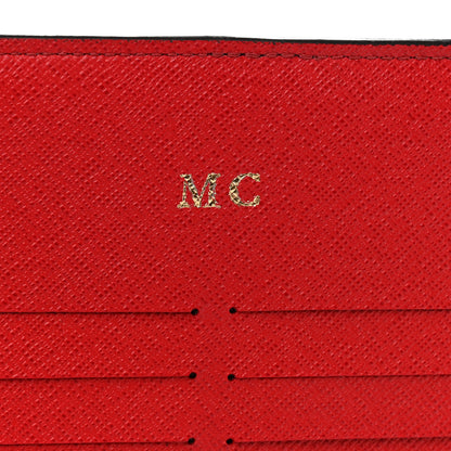 Louis Vuitton Monogram Calfskin Kimono Wallet Cherry 6 of 7