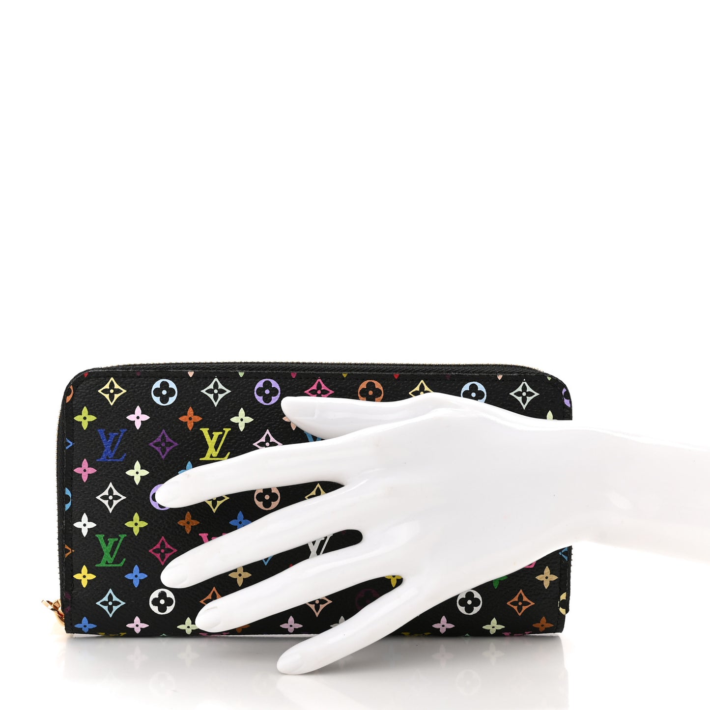 Monogram Multicolor Zippy Wallet Black Grenade
