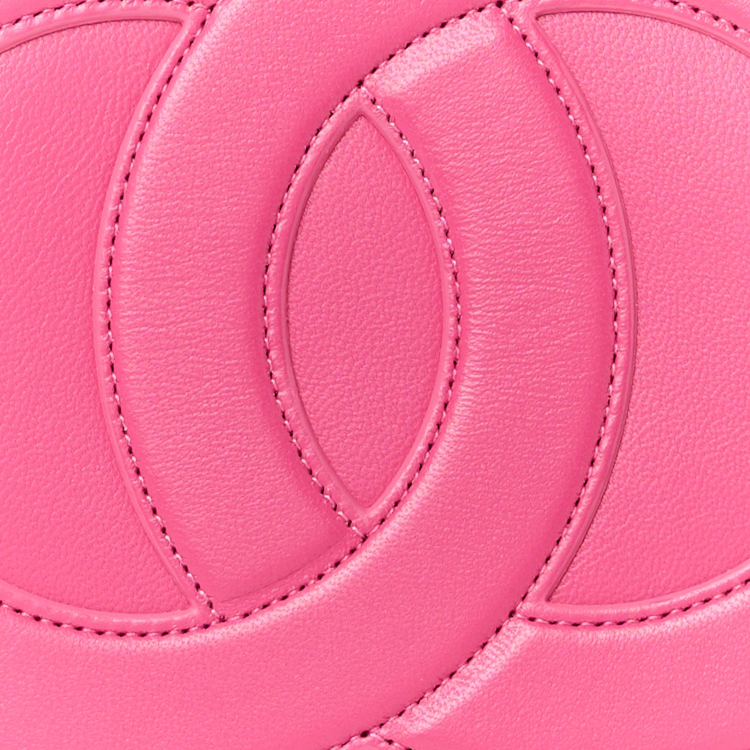 Chanel Lambskin CC Mania Flap Bag Pink 8 of 10