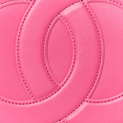 Chanel Lambskin CC Mania Flap Bag Pink 8 of 10