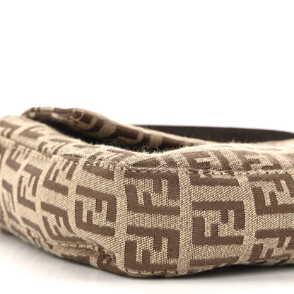 Fendi Zucchino Baguette Toro Mogano Panna 9 of 13