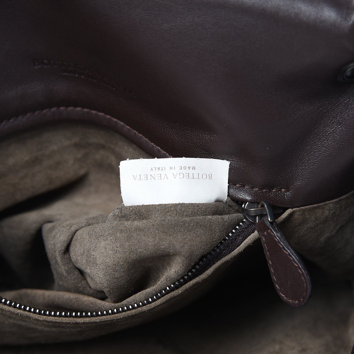 Nappa Intrecciato Messenger Bag Ebano