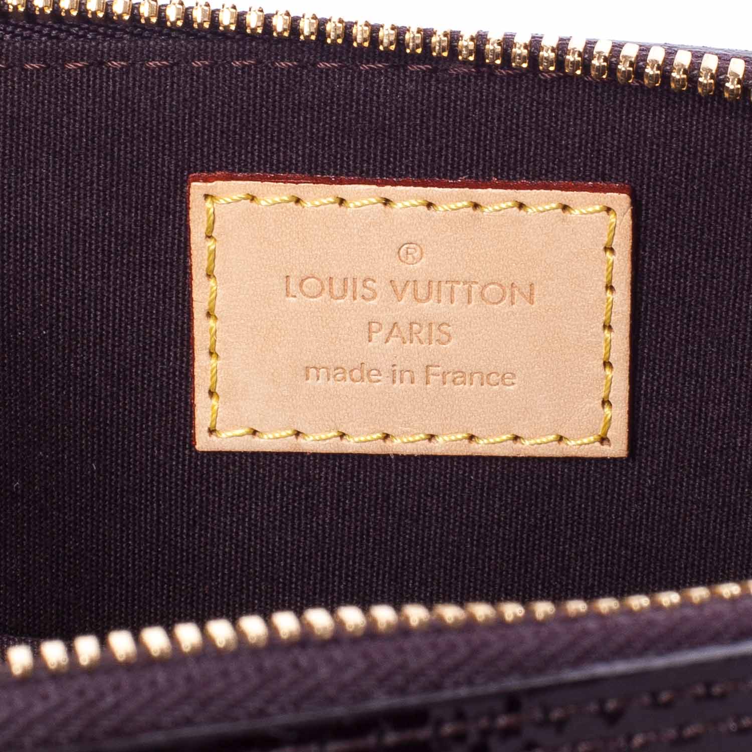 Louis Vuitton Vernis Alma BB Amarante 6 of 8