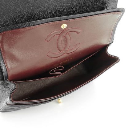 Chanel Caviar Quilted Medium Double Flap Black 5 of 8