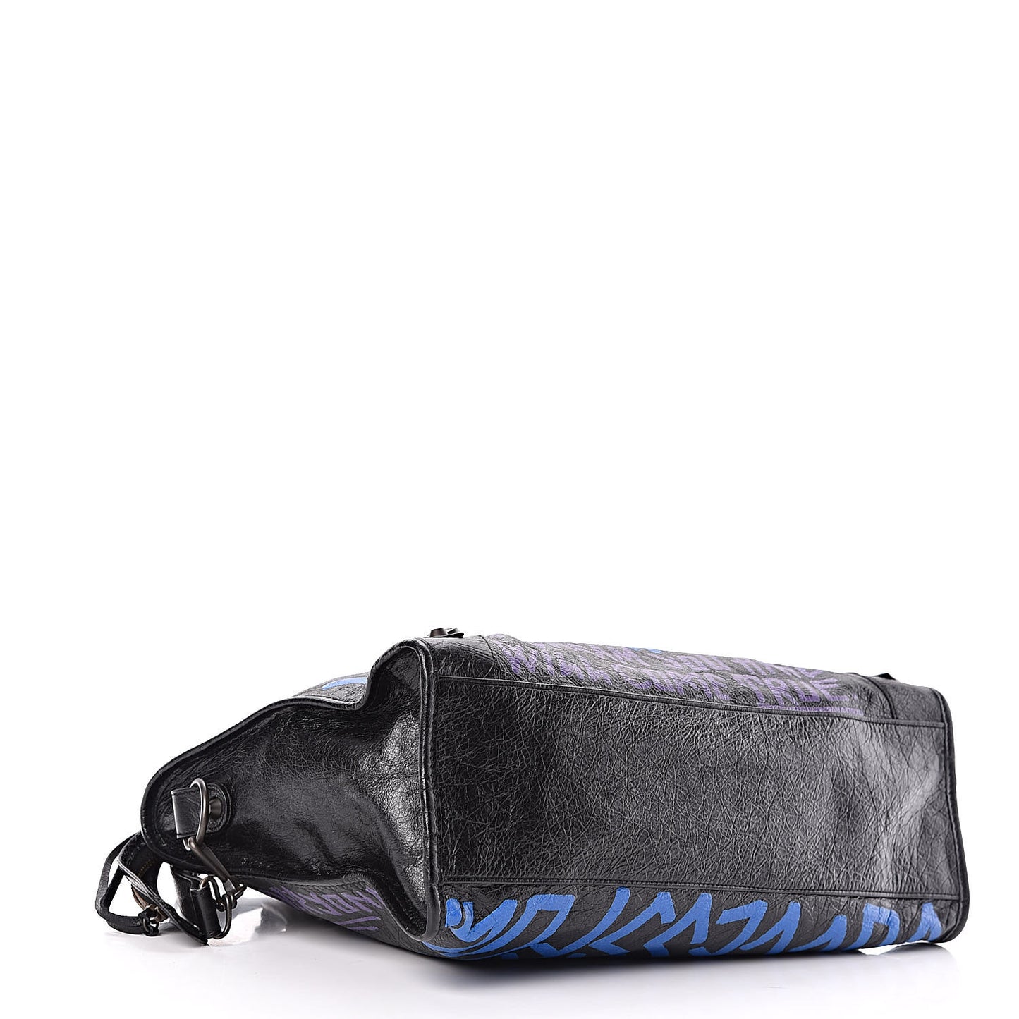 Agneau Arena Graffiti All Over Classic Hardware City Black Bleu Violet