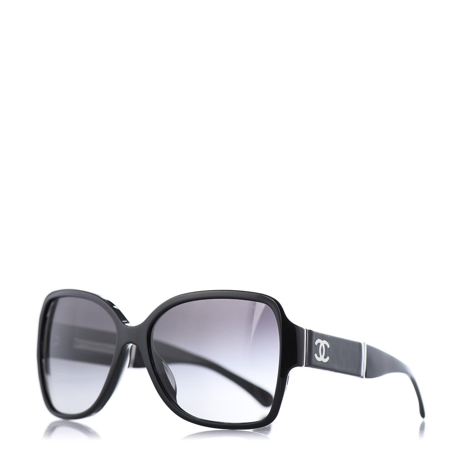 Chanel Square Summer CC Sunglasses 5230-Q Black 1 of 8