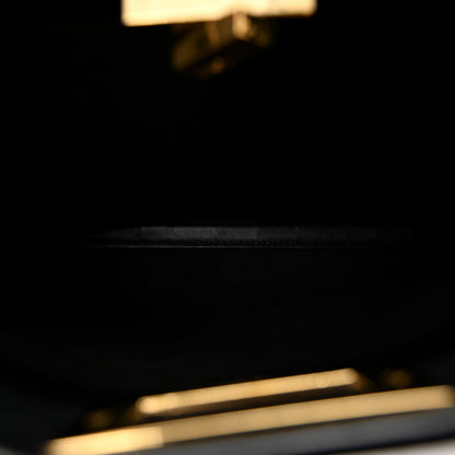 Fendi Vitello Seta Shiny Nappa Medium Peekaboo Iconic Satchel Black 5 of 10