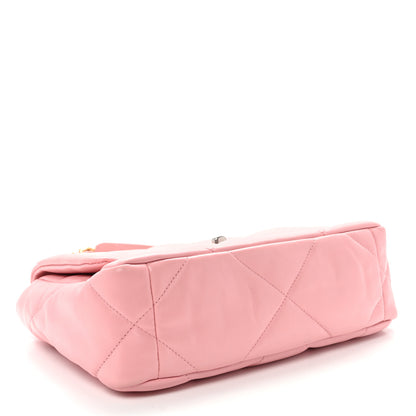 Chanel Lambskin Quilted Medium Chanel 19 Flap Light Pink 4 of 10